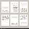 Page Template Set Notes Cooking Recipe Cards Hand Drawn Inside Recipe Card Design Template
