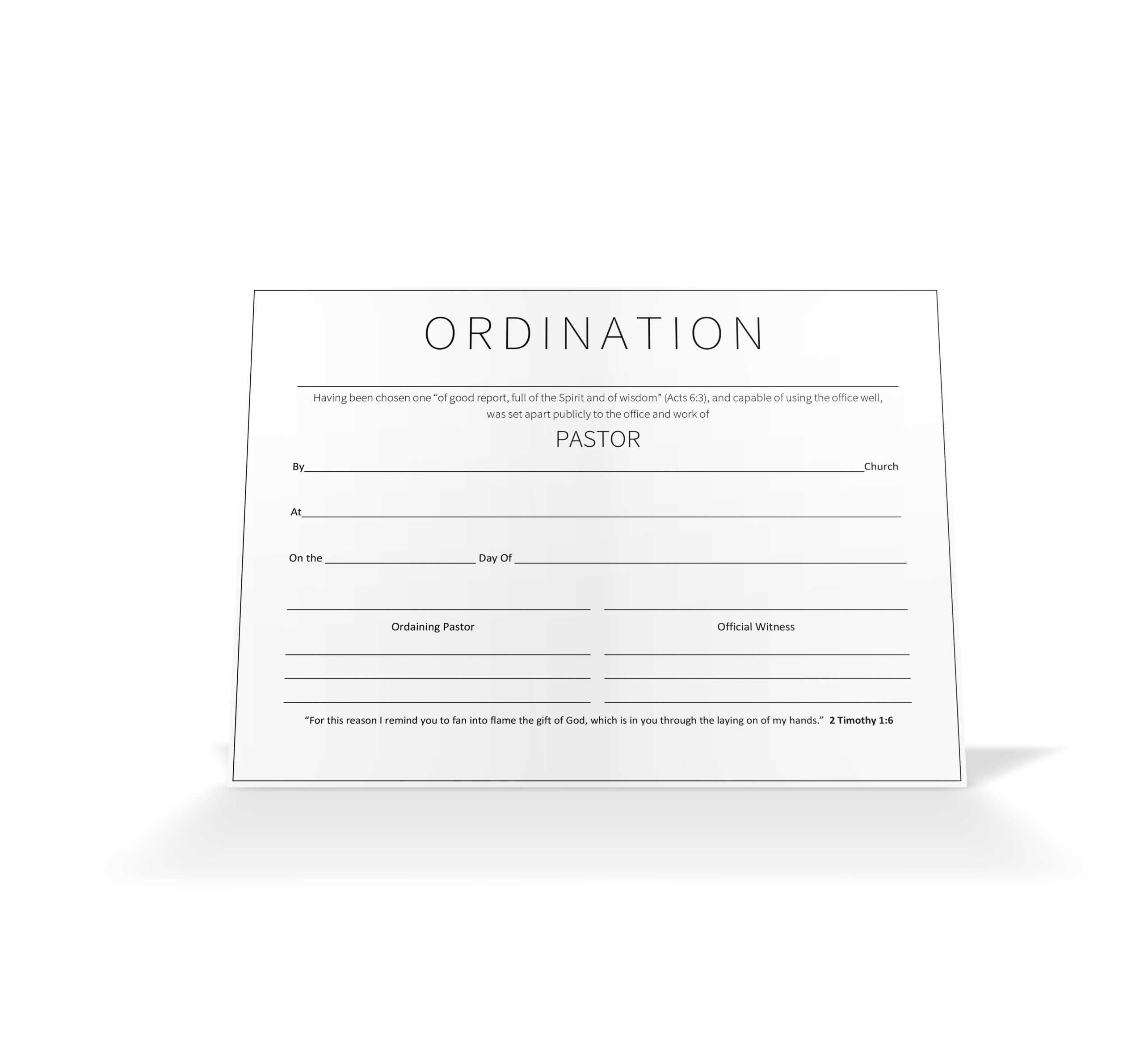 Pastor Ordination Certificate – Vineyard Digital Membership Regarding Ordination Certificate Template