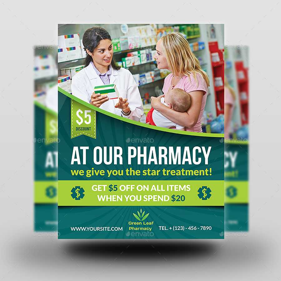 Pharmacy Advertising Bundle With Regard To Pharmacy Brochure Template Free