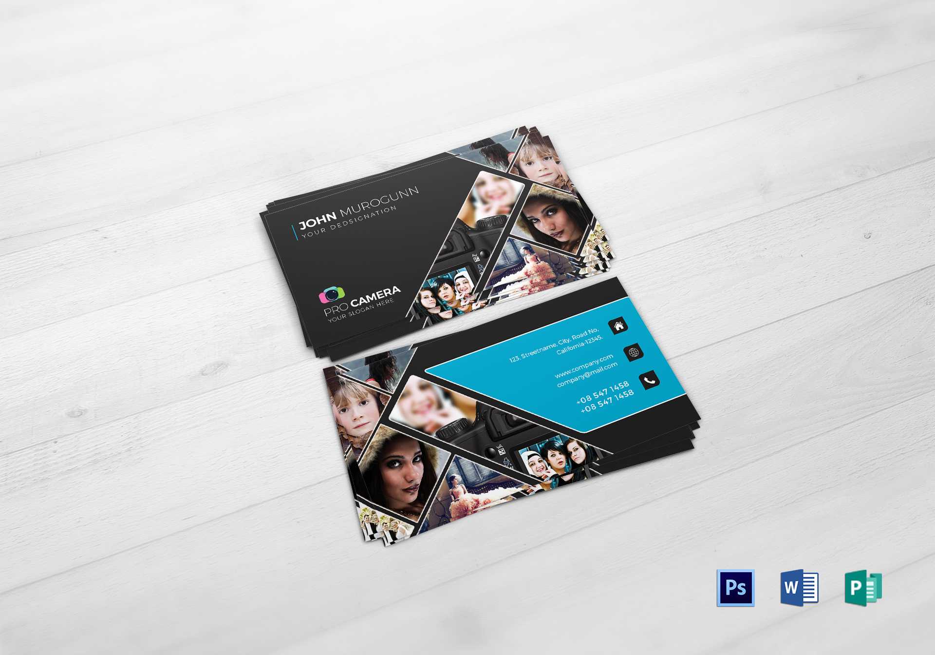 Photography Business Card Templates – Dalep.midnightpig.co For Photography Business Card Template Photoshop