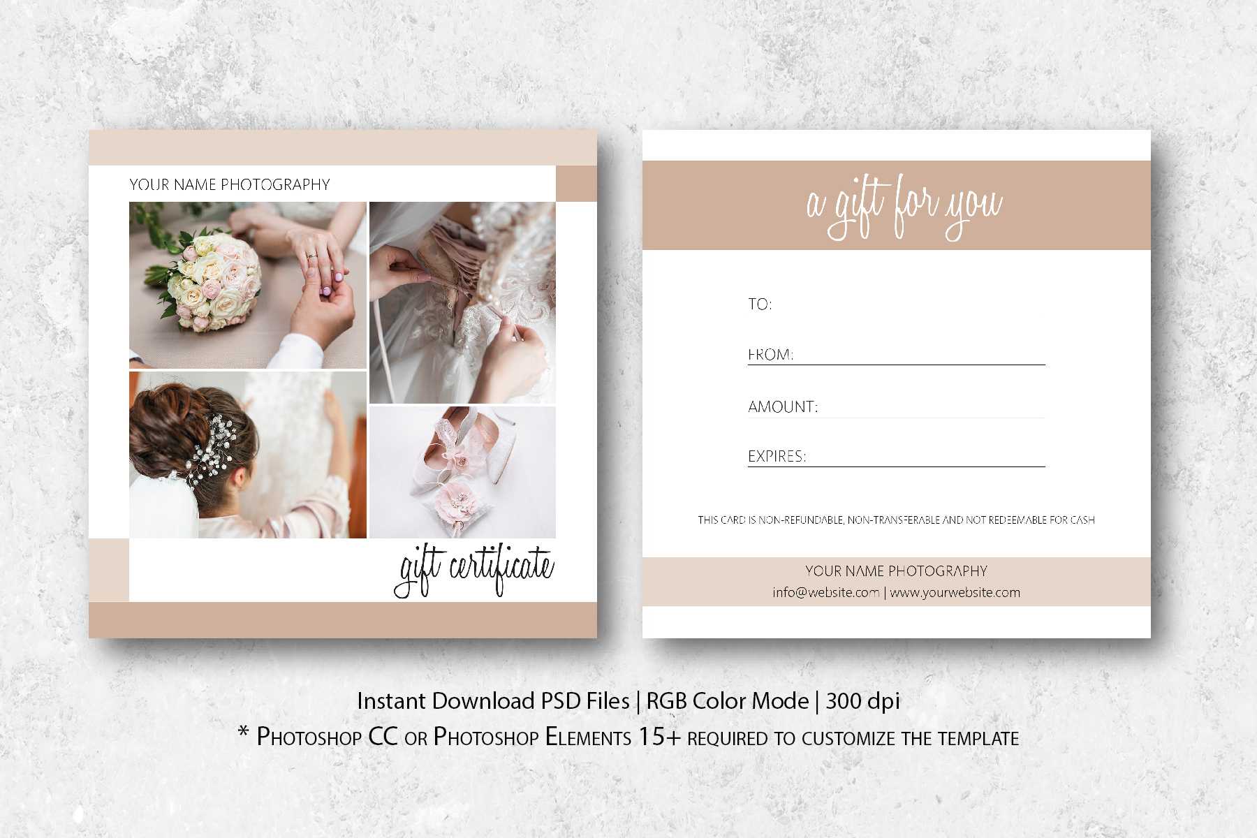 Photography Gift Certificate Template With Free Photography Gift Certificate Template