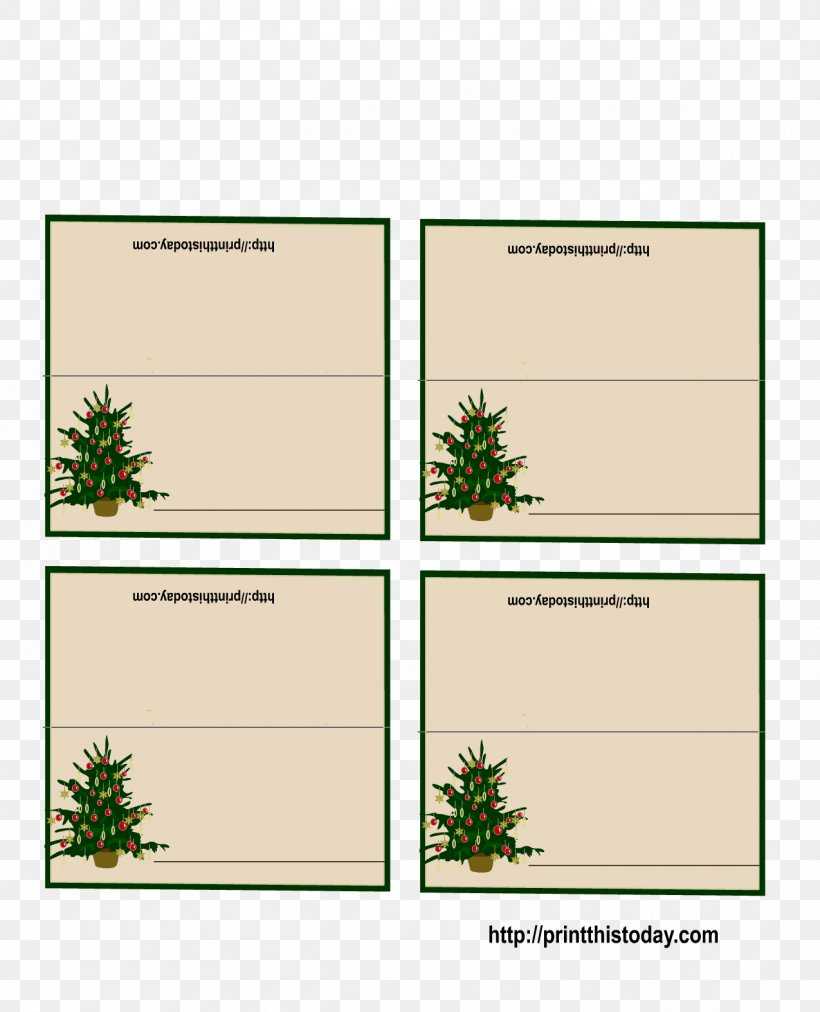 Place Card Christmas Decoration Christmas Card Template, Png In Table Place Card Template Free Download
