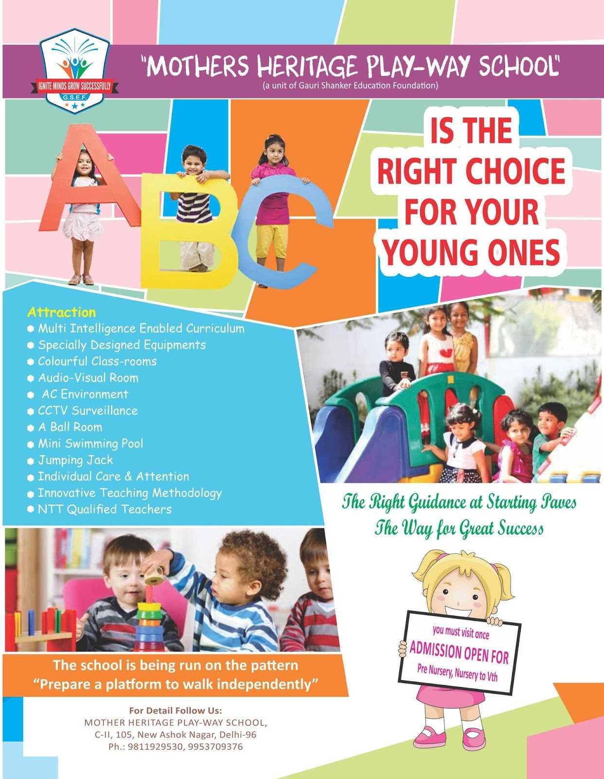 Play School Pamphlet Design – Calep.midnightpig.co Regarding Play School Brochure Templates