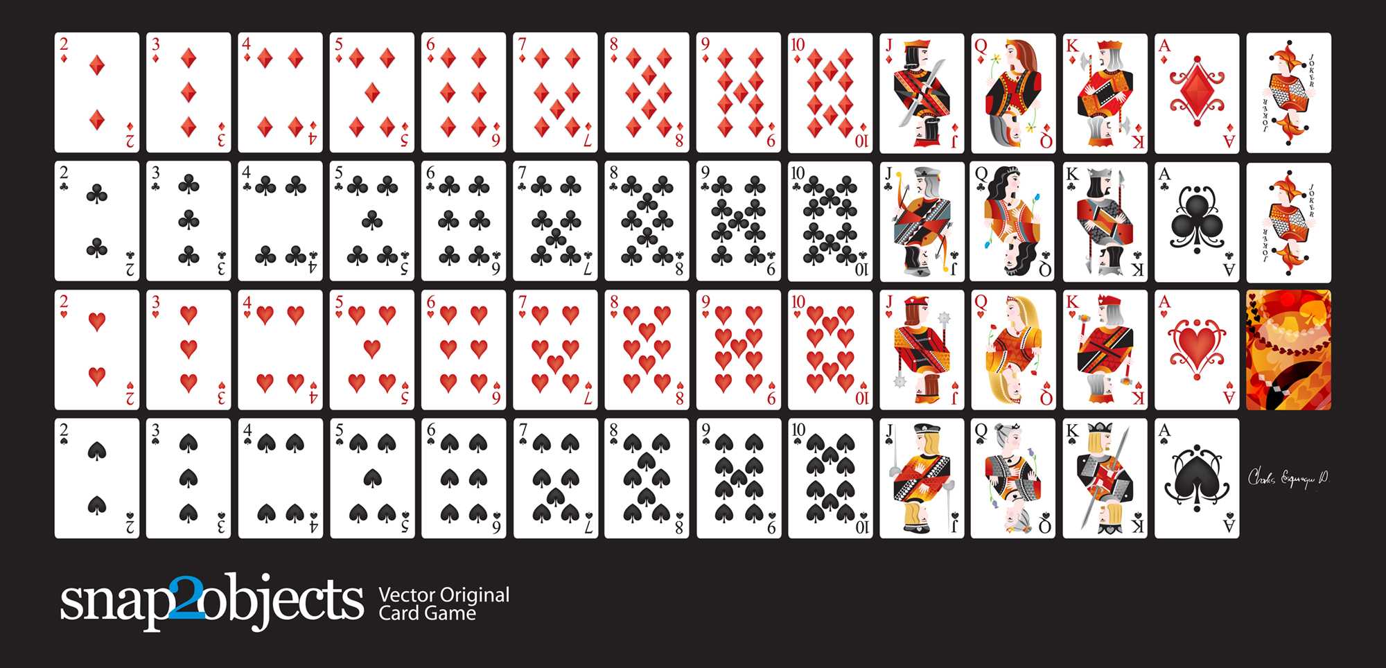 Playing Card Vector Art At Getdrawings | Free Download Inside Playing Card Design Template