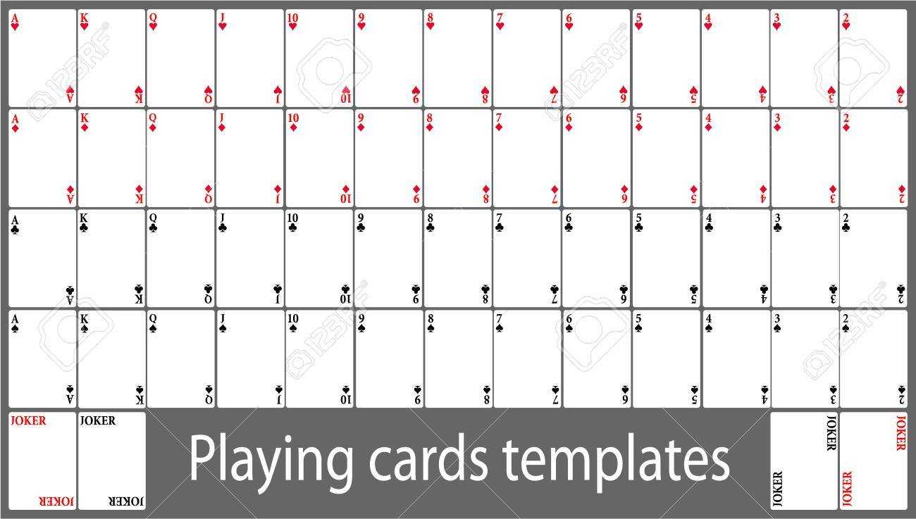 Playing Cards Template – Calep.midnightpig.co Inside Deck Of Cards Template