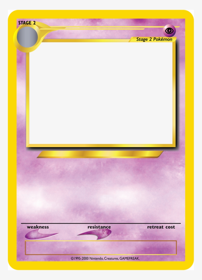 Pokemon Card Template Png - Blank Top Trumps Template Pertaining To Top Trump Card Template