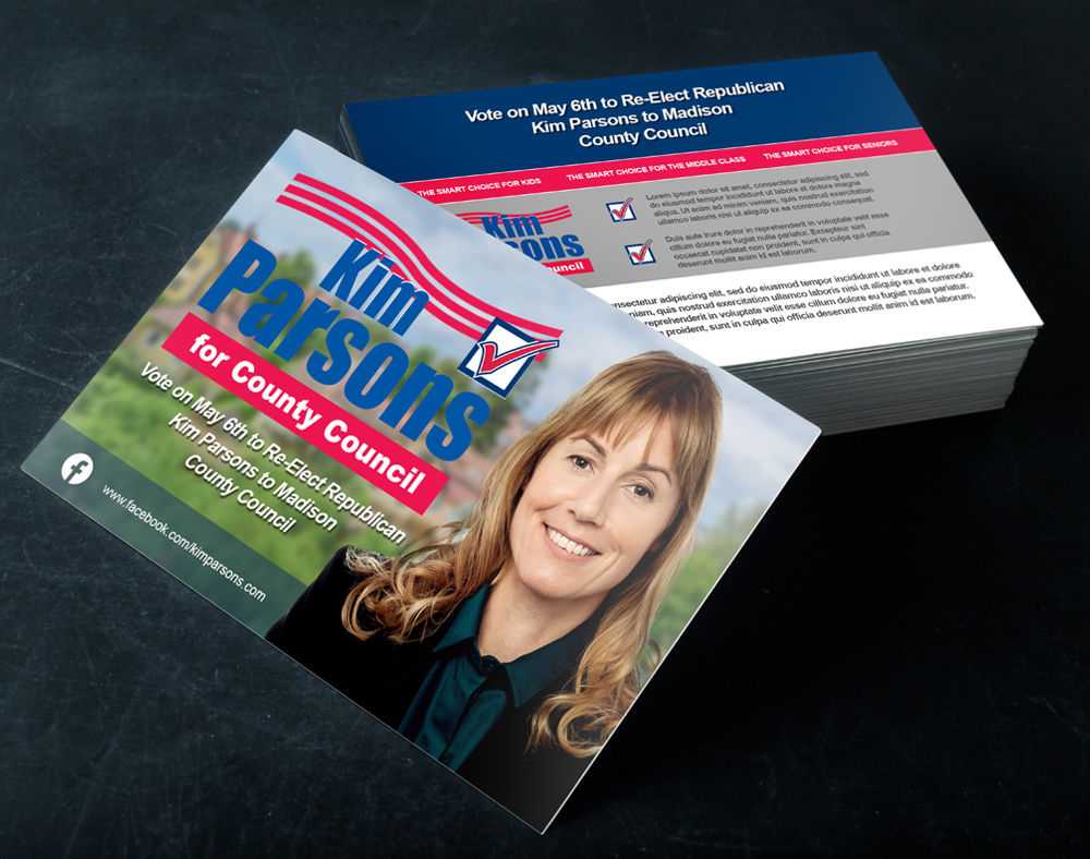 Political Campaign Printing & Direct Mail Services | Printplace In Push Card Template