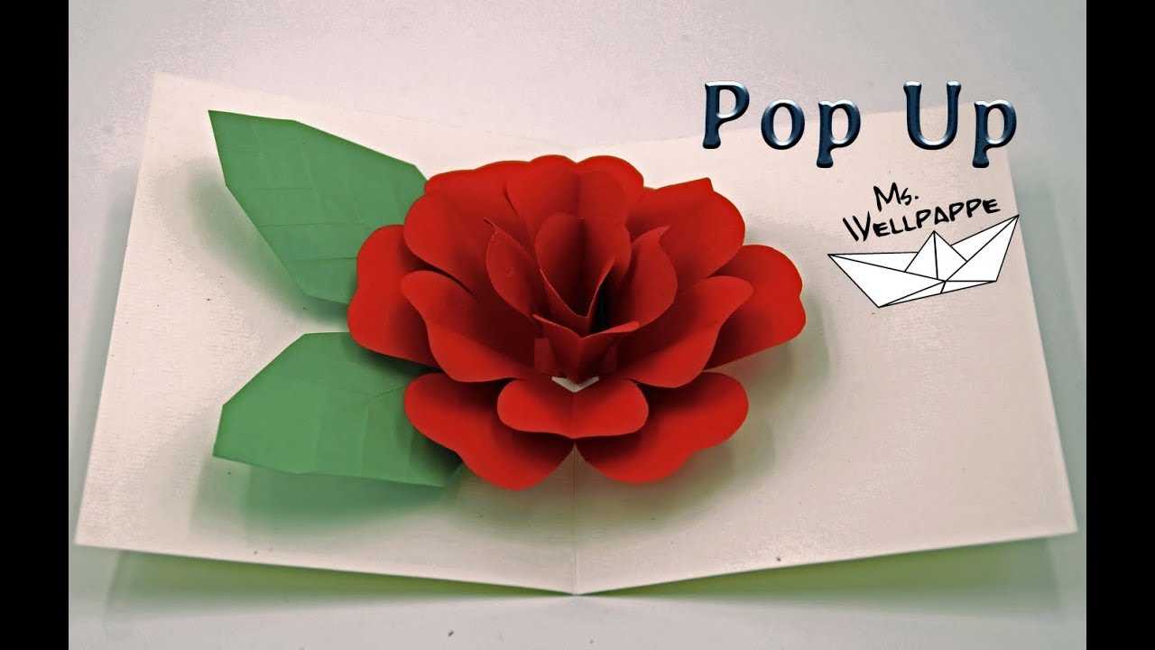 Pop Up Paper Flower – Calep.midnightpig.co Regarding Printable Pop Up Card Templates Free