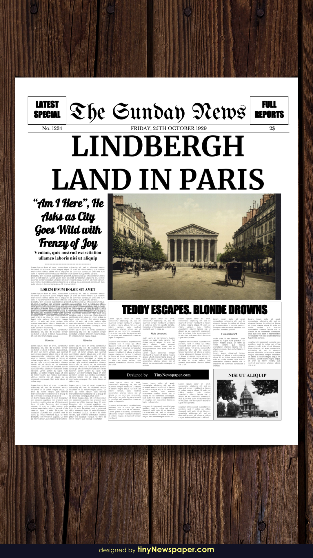 Powerpoint Newspaper Template For Newspaper Template For Powerpoint