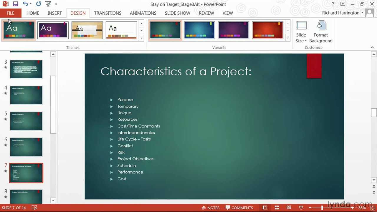 Powerpoint Tutorial: How To Change Templates And Themes | Lynda Intended For How To Change Powerpoint Template
