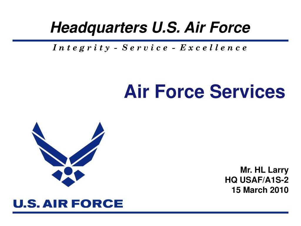 Ppt – Air Force Services Powerpoint Presentation, Free For Air Force Powerpoint Template
