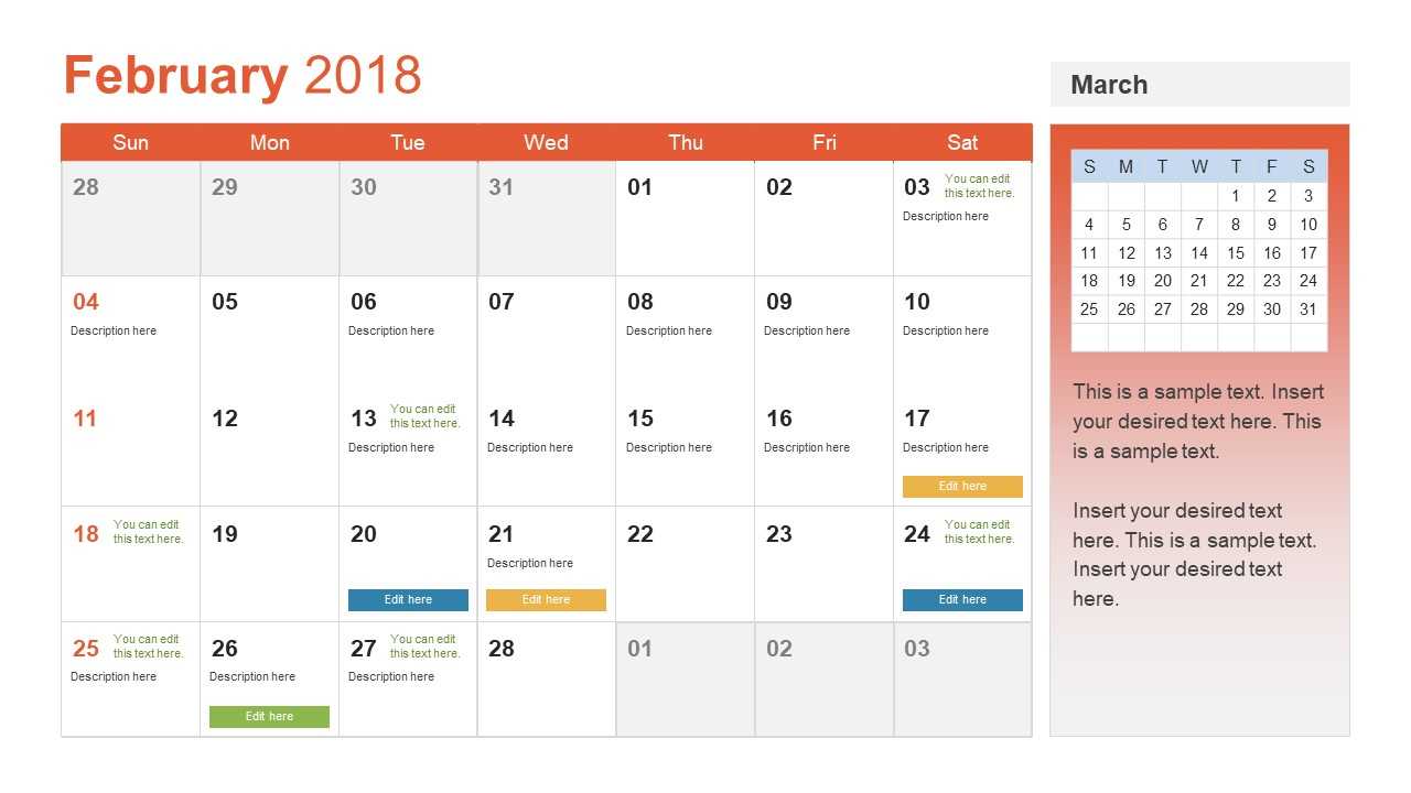 Ppt Calendar Template – Dalep.midnightpig.co Within Microsoft Powerpoint Calendar Template