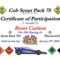 Ppt – Certificate Of Participation Powerpoint Presentation For Pinewood Derby Certificate Template
