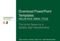 Ppt - Download Powerpoint Templates Helvetica /arial Title with regard to University Of Miami Powerpoint Template