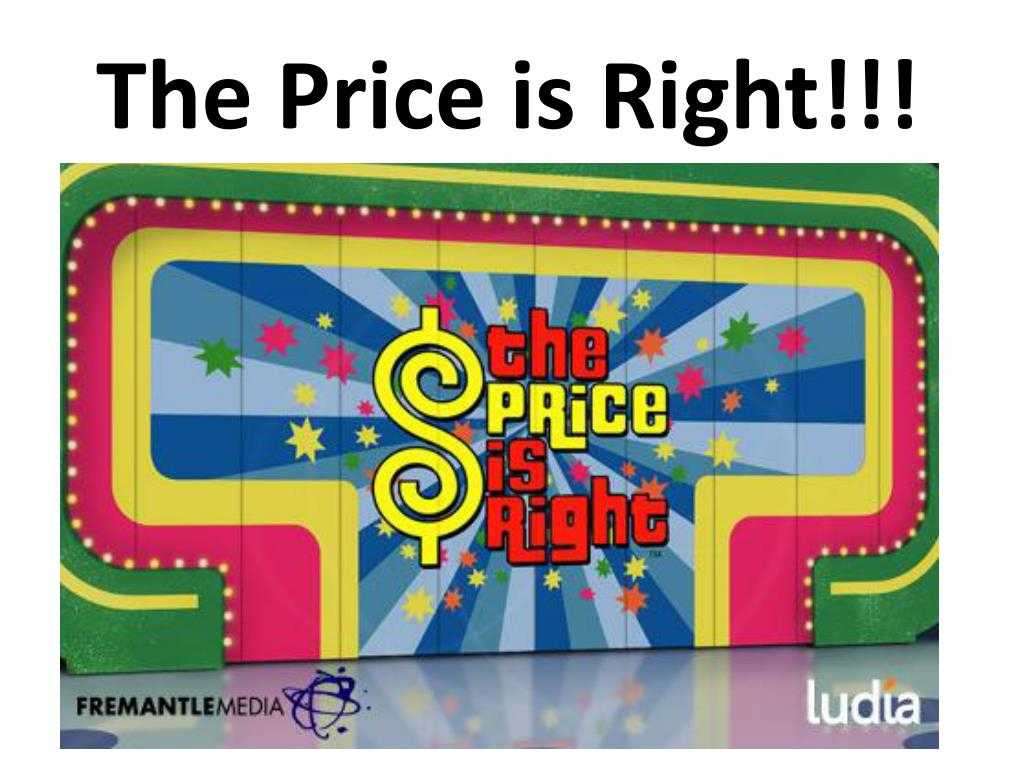 Ppt – The Price Is Right!!! Powerpoint Presentation, Free Regarding Price Is Right Powerpoint Template