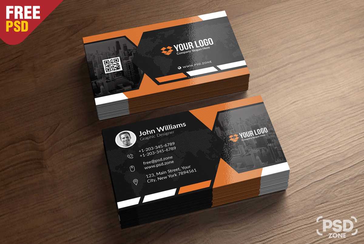 Premium Business Card Templates Free Psd – Psd Zone Intended For Template Name Card Psd