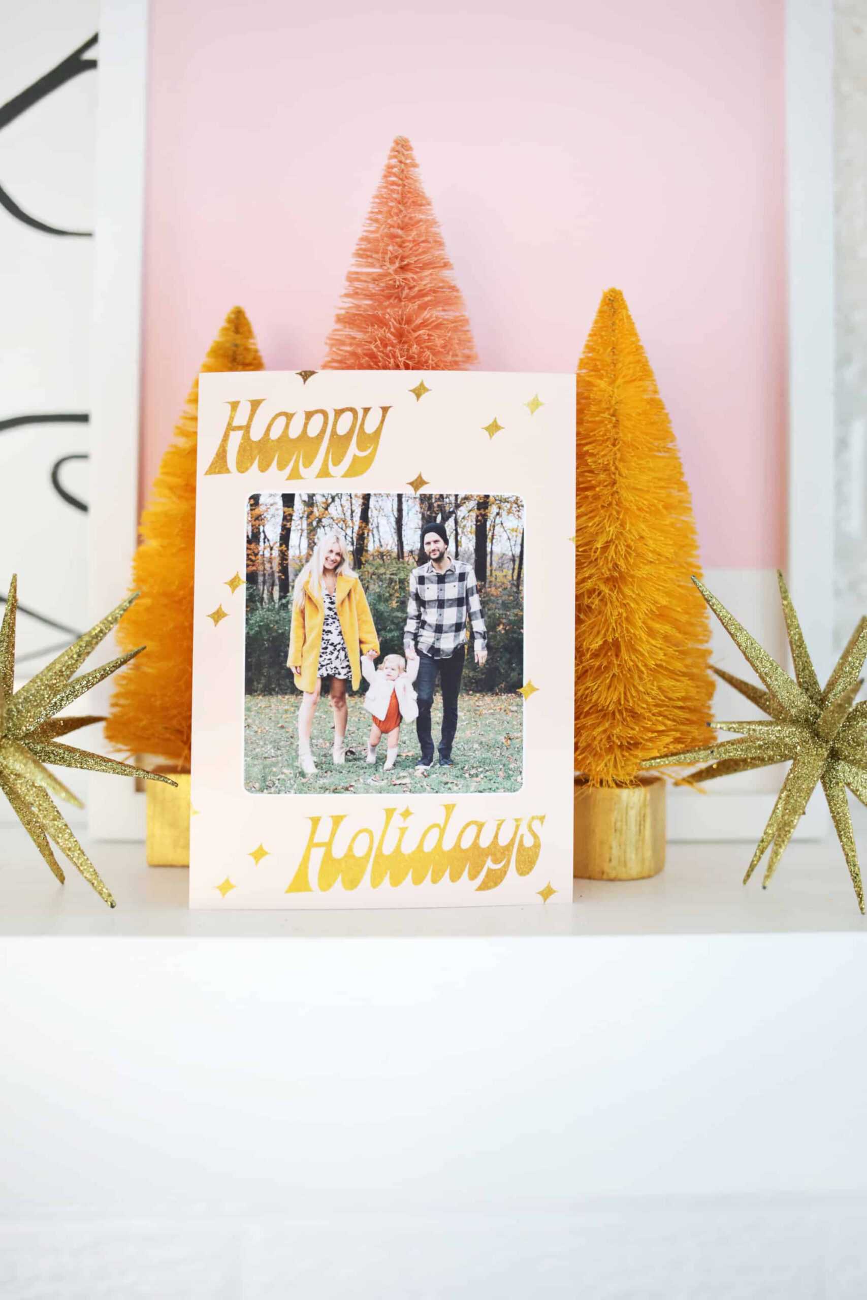 Print Your Own Holiday Cards (Free Template Included!) – A With Print Your Own Christmas Cards Templates