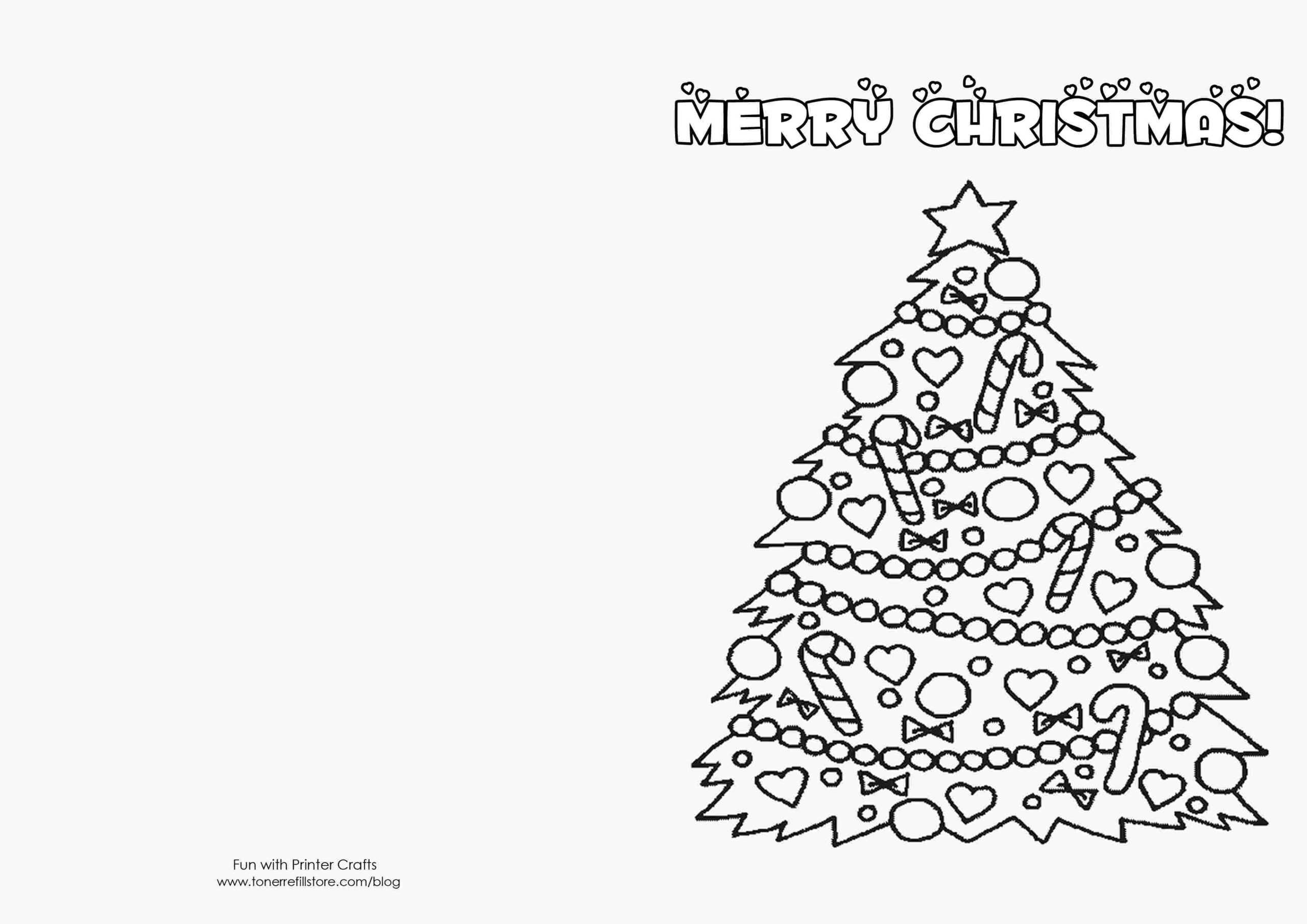 Printable Coloring Christmas Cards Templates How To Make Regarding Printable Holiday Card Templates