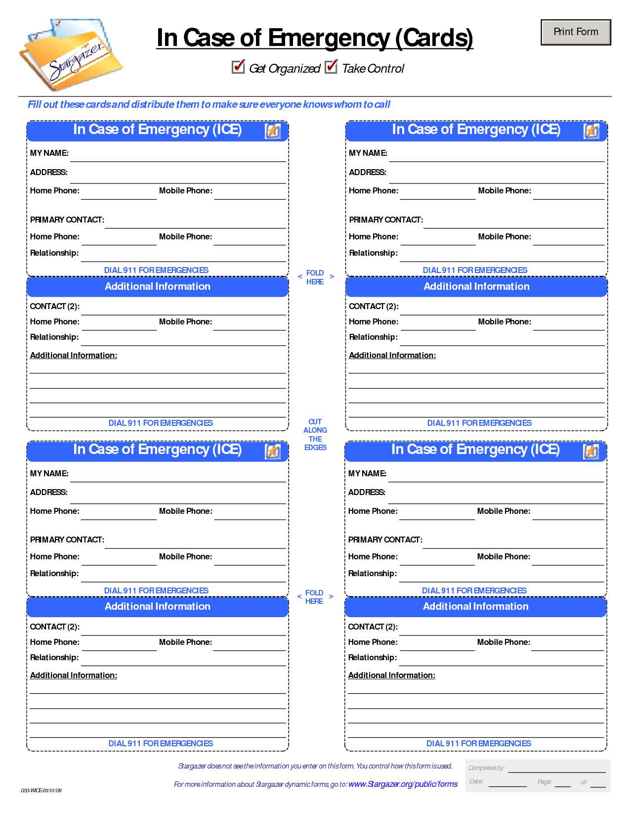 Printable Emergency Card | Template Business Psd, Excel Throughout Med Cards Template
