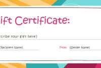 Printable Gift Coupon Templates Free - Calep.midnightpig.co throughout Homemade Gift Certificate Template