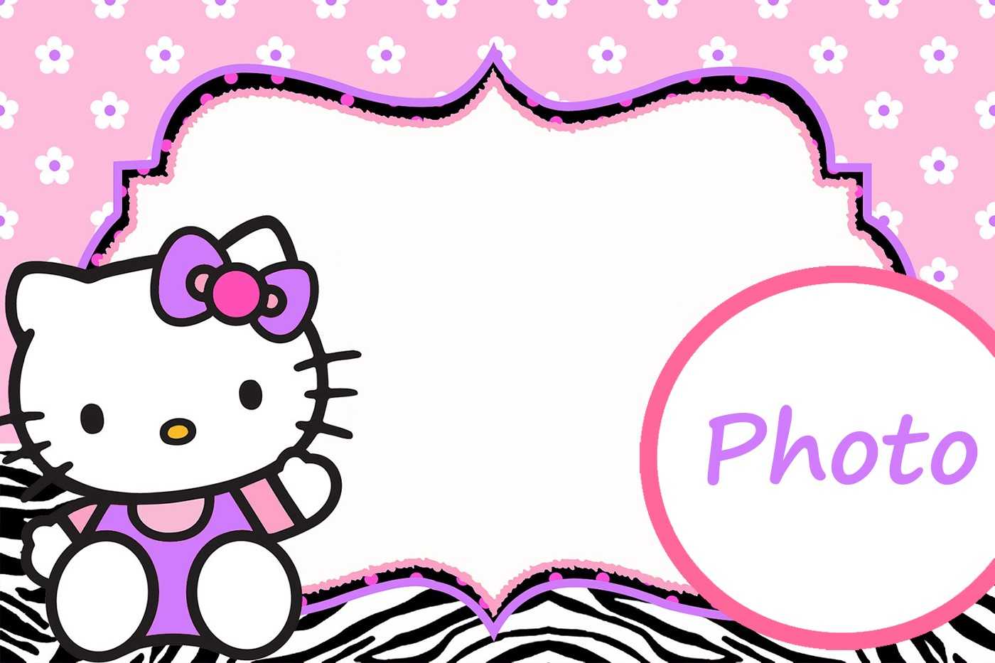 Printable Hello Kitty Birthday Invitations – Calep For Hello Kitty Birthday Card Template Free