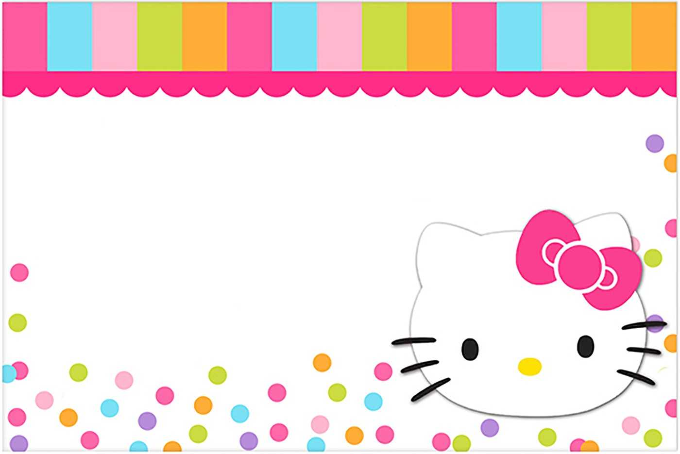 Printable Hello Kitty Birthday Invitations | Invitations Online Intended For Hello Kitty Birthday Card Template Free