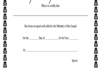 Printable Ordination Certificate - Fill Online, Printable inside Free Ordination Certificate Template