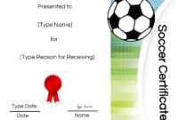 Printable Soccer Certificate - Dalep.midnightpig.co with regard to Soccer Certificate Template Free