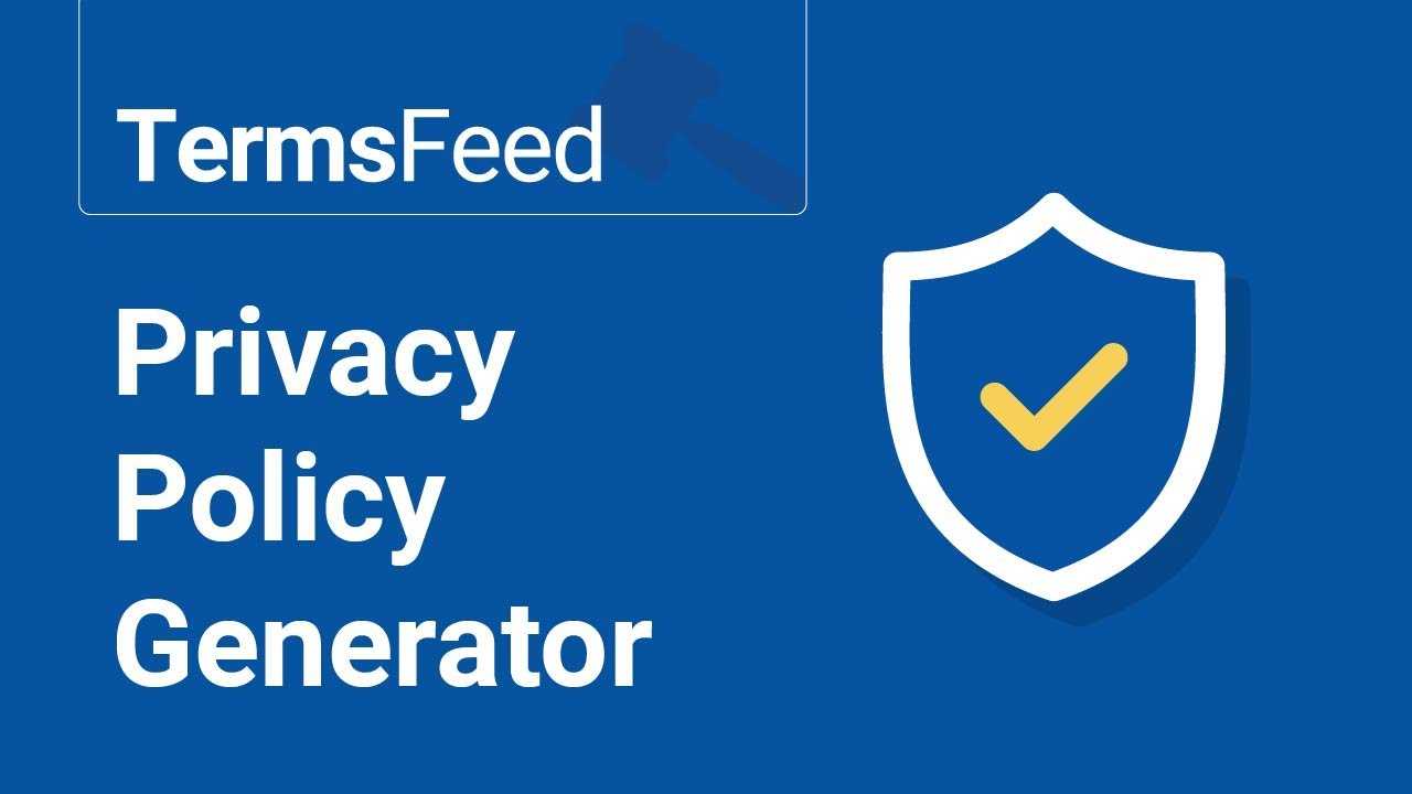 Privacy Policy Generator In Credit Card Privacy Policy Template