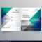 Professional Blue Bi Fold Brochure Template Design In Professional Brochure Design Templates