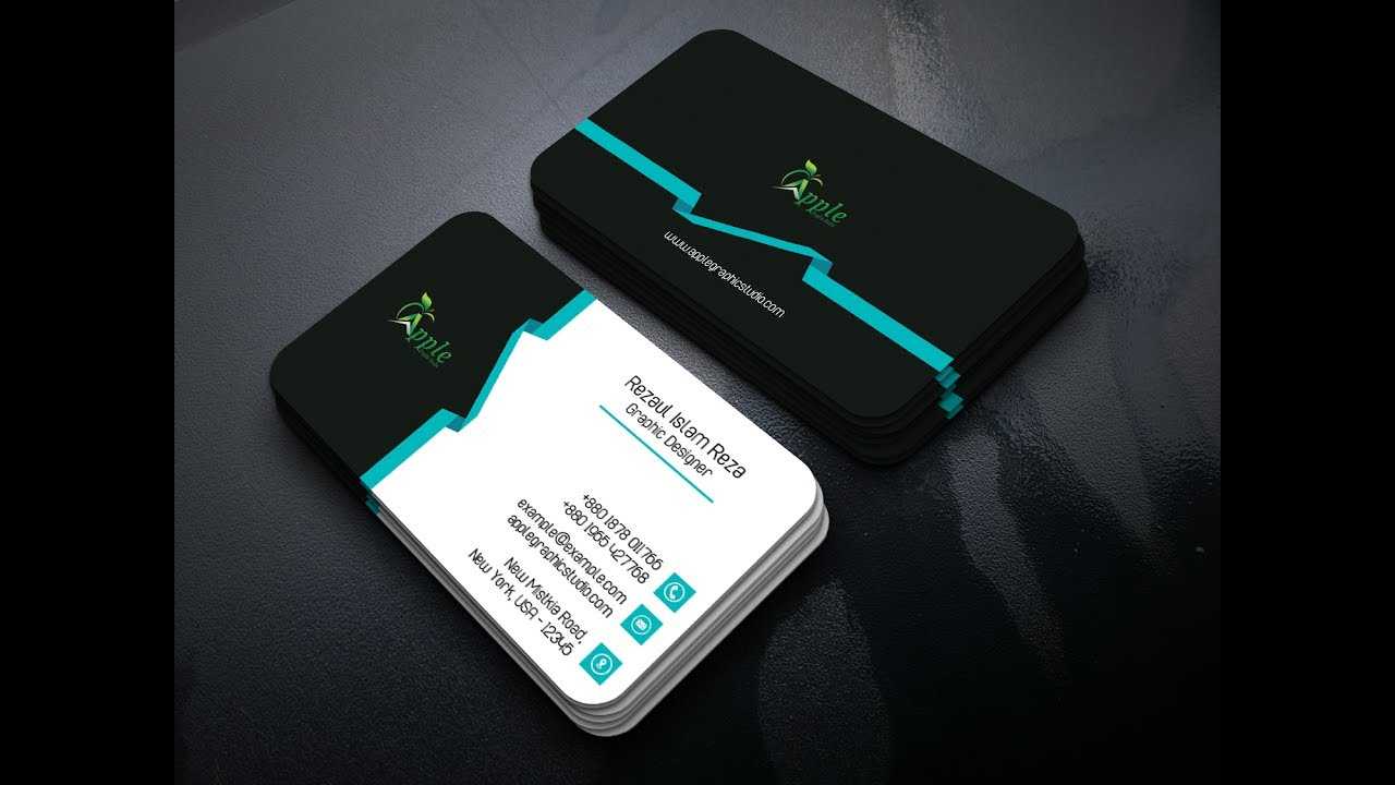 Professional Business Card Templates Design – Photoshop Tutorial For Calling Card Psd Template