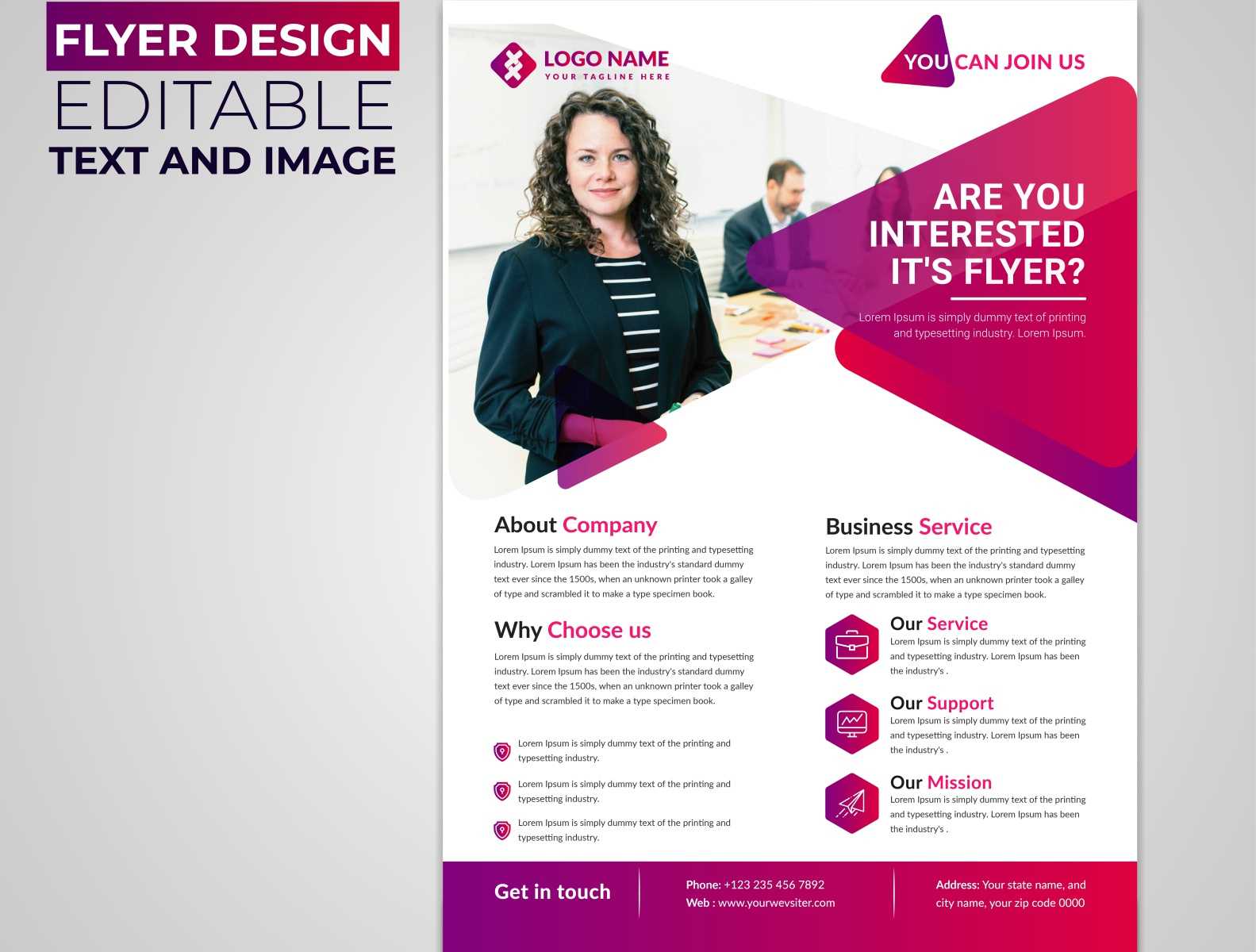 Professional Corporate Flyer Design Templates Regarding Professional Brochure Design Templates
