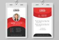 Professional Employee Id Card Template with regard to Work Id Card Template