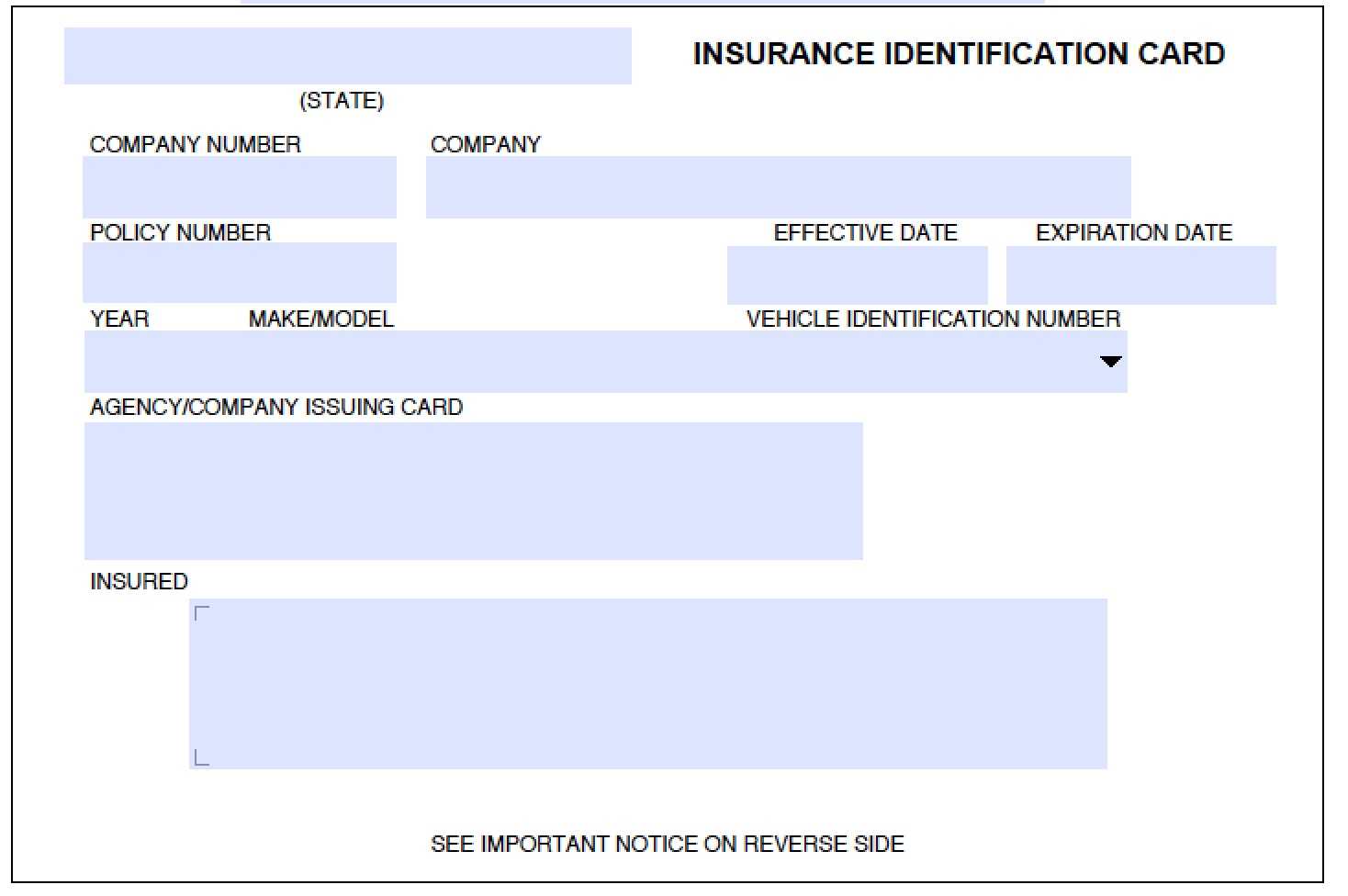 Proof Of Auto Insurance Template Free - Calep.midnightpig.co Within Car Insurance Card Template Free