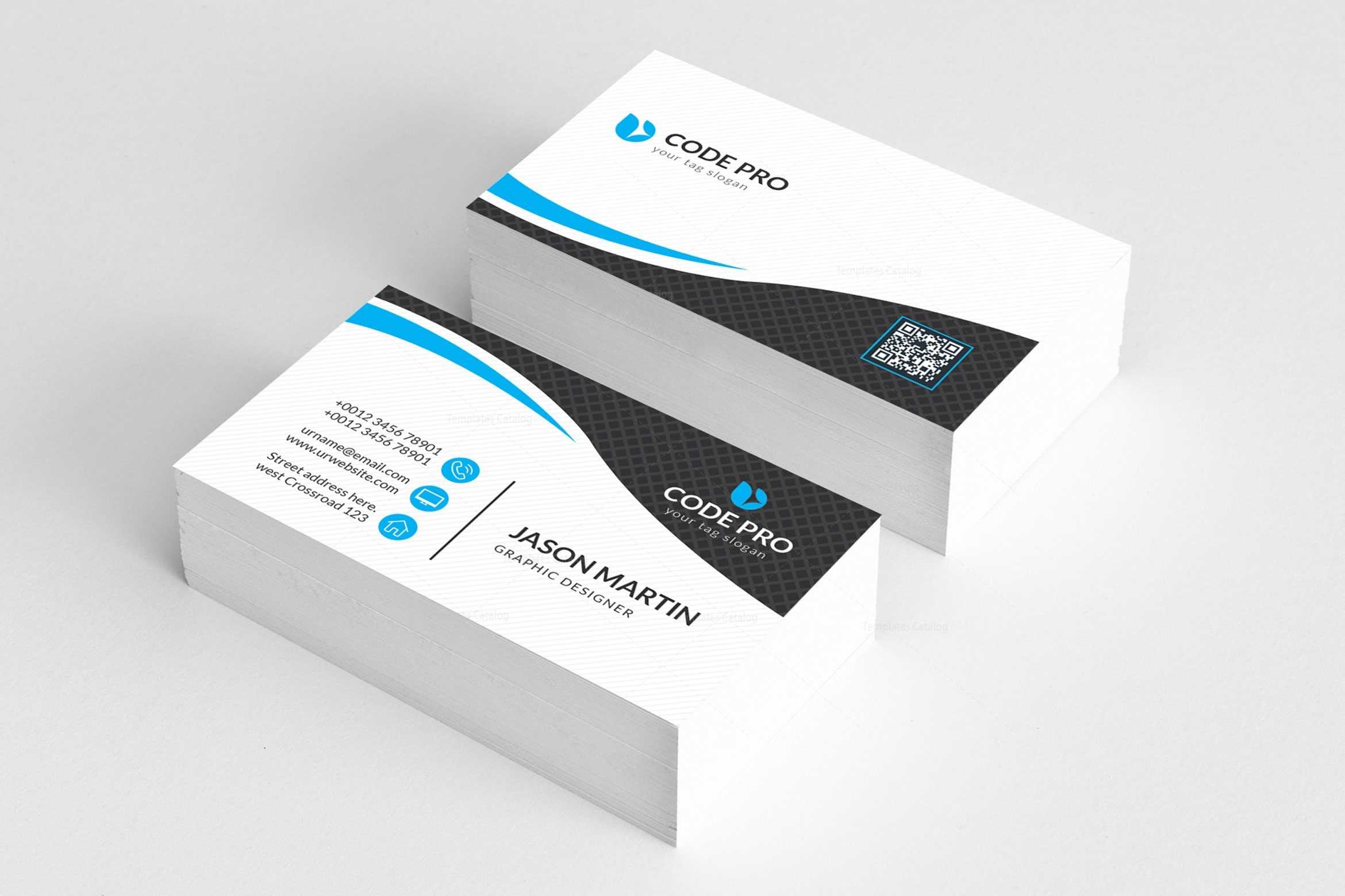 Psd Name Card Template 002967 Within Business Card Size Photoshop Template
