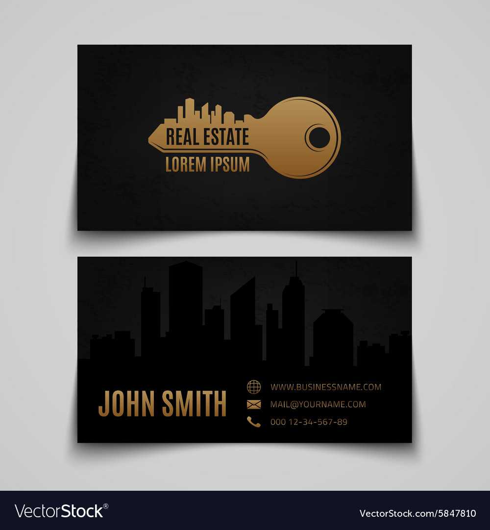 Real Estate Business Card Template Within Real Estate Business Cards Templates Free