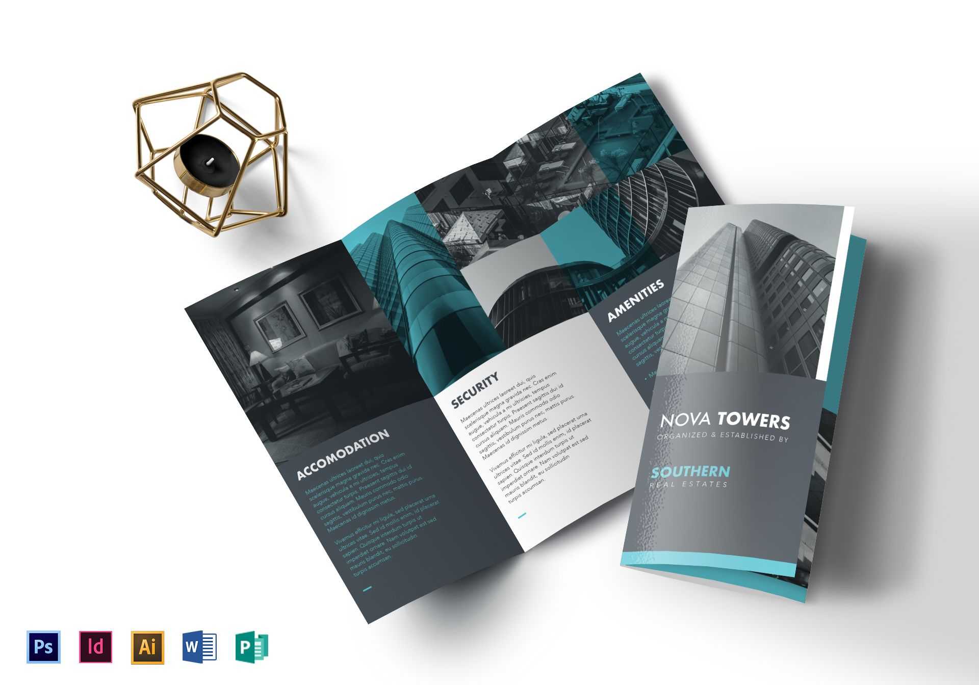 Real Estate Tri Fold Brochure Template Intended For Tri Fold Brochure Publisher Template