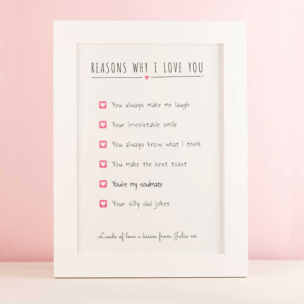 Reasons Why I Love You – Calep.midnightpig.co Within 52 Things I Love About You Cards Template