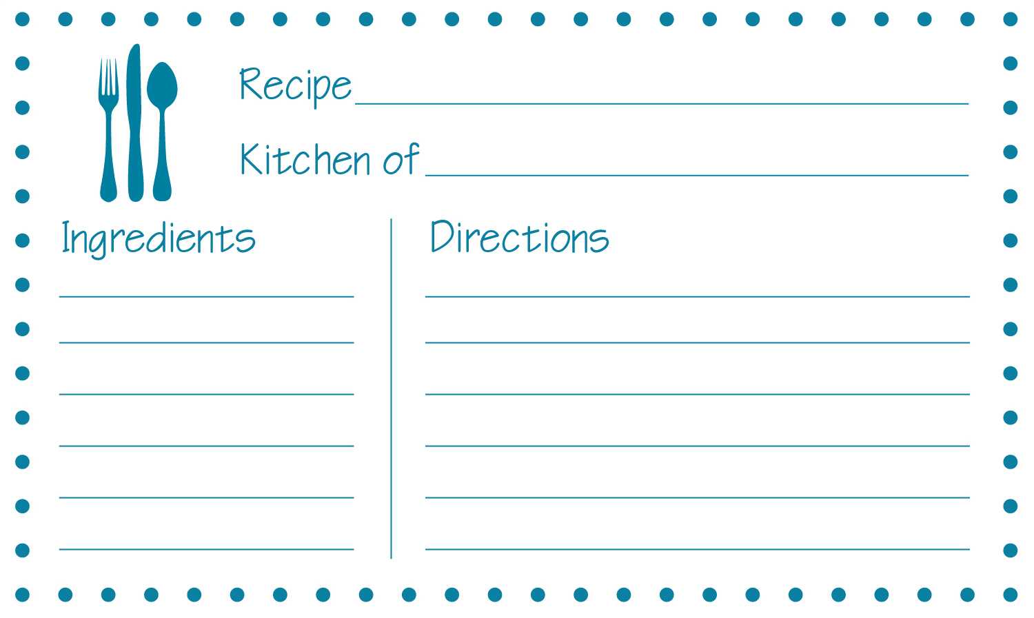 Recipe Template For Kids - Calep.midnightpig.co Pertaining To Free Recipe Card Templates For Microsoft Word