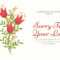 Red And Green Illustrated Flower Sympathy Card – Templates Within Sorry For Your Loss Card Template