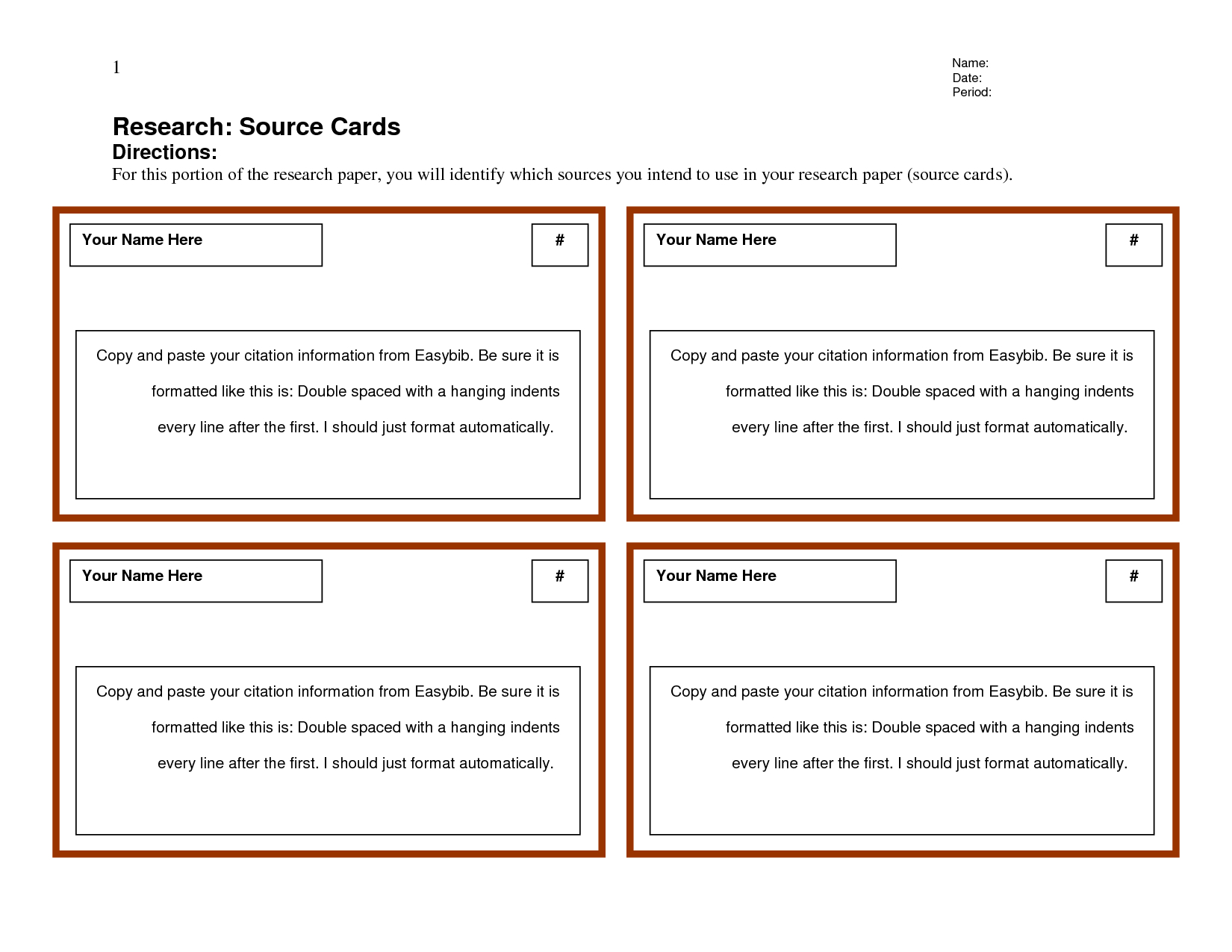 Research Paper Note Cards Template – Calep.midnightpig.co Inside 3X5 Note Card Template