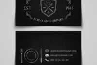 Restaurant Business Card Template for Frequent Diner Card Template