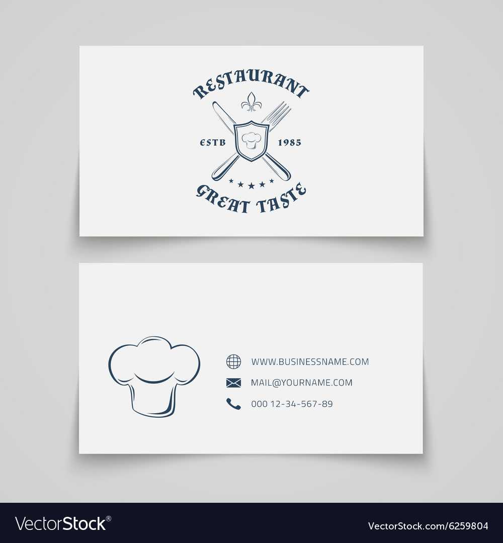 Restaurant Business Card Template With Frequent Diner Card Template