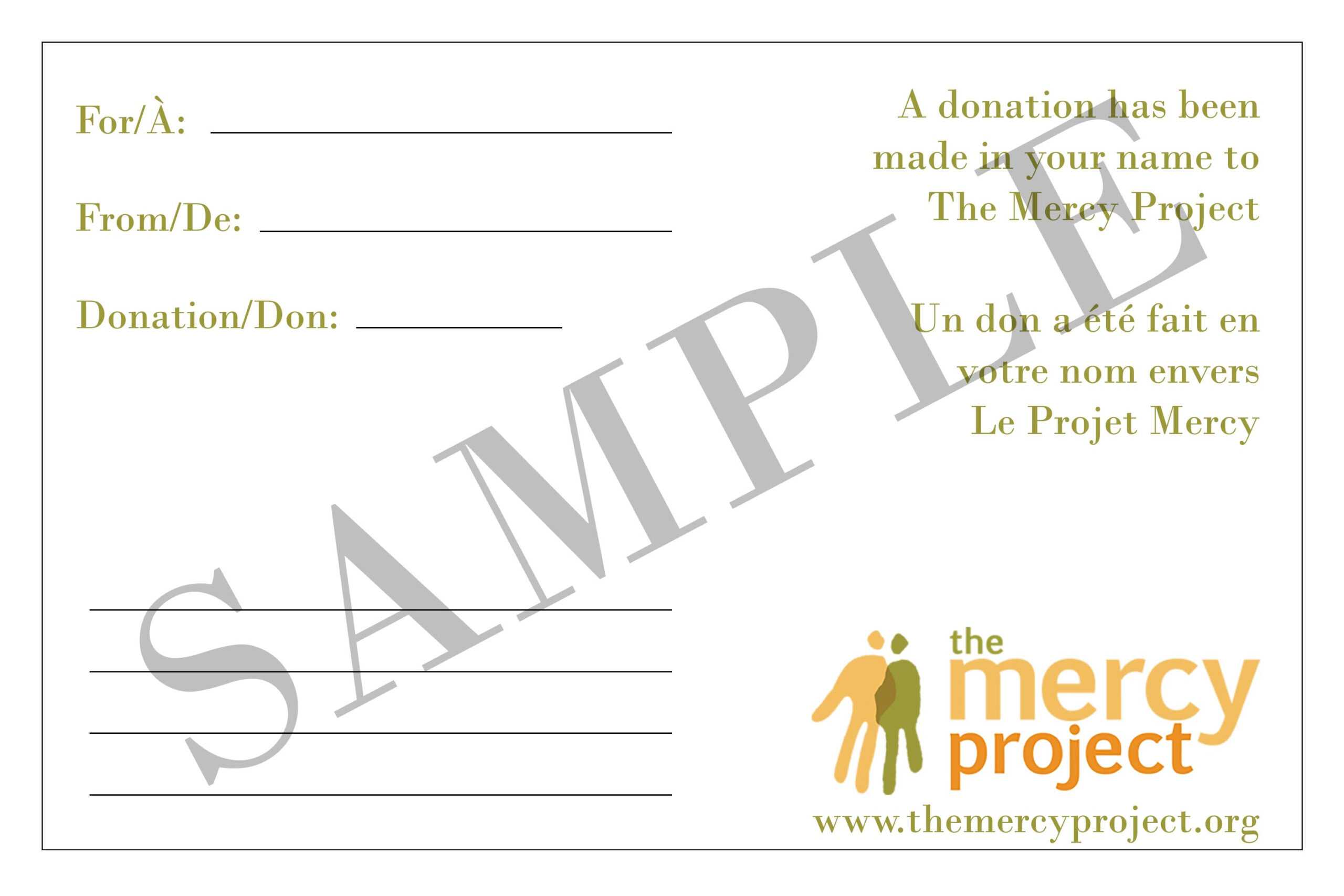 Sample Donation Card – Dalep.midnightpig.co In Donation Cards Template