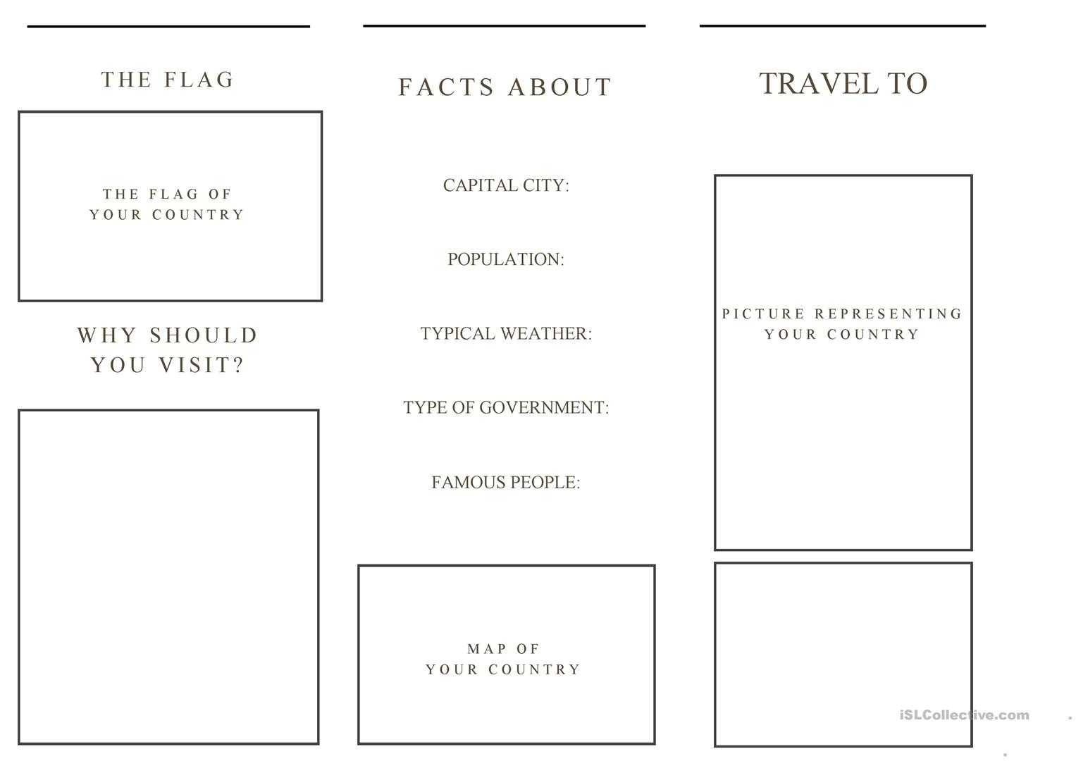 Sample Travel Brochure For Students - Dalep.midnightpig.co Within Brochure Templates For School Project