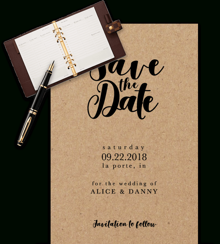 Save The Date Templates For Word [100% Free Download] Intended For Save The Date Powerpoint Template