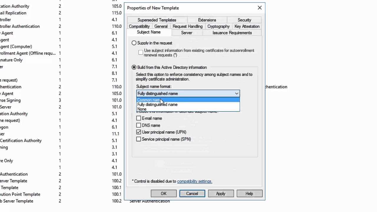 Sccm 1511 – Part 3 – Creating And Publishing Certificate Intended For Active Directory Certificate Templates