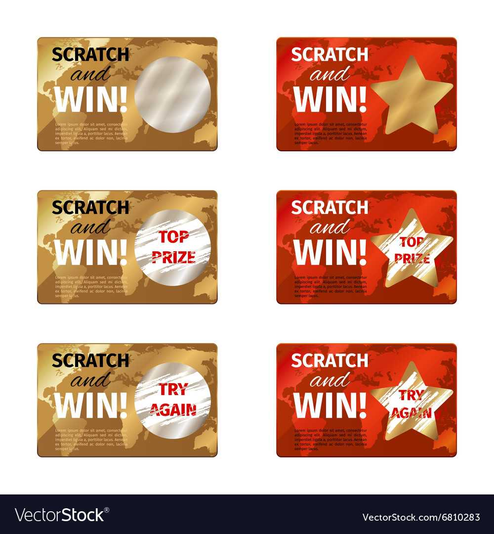 Scratch Card Design Template Intended For Scratch Off Card Templates