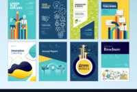 Set Of Brochure Design Templates Of Education with Brochure Design Templates For Education