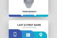 Shield, Business Card Design Template, Visiting For Your Company, Modern  Creative And Clean Identity Card Vector pertaining to Shield Id Card Template